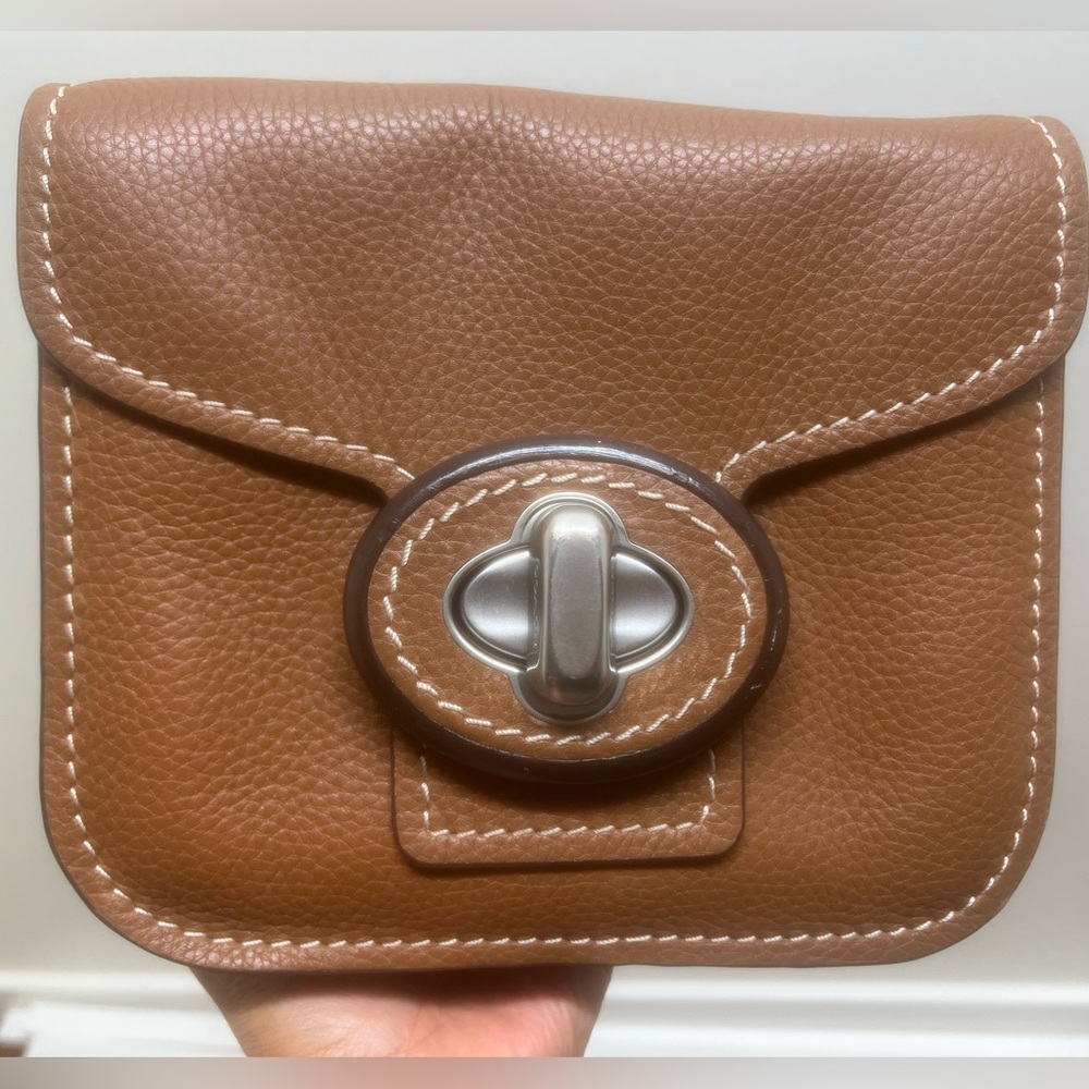 Coach Drifter Shoulder Bag In Pebble Leather - Picture 6 of 13